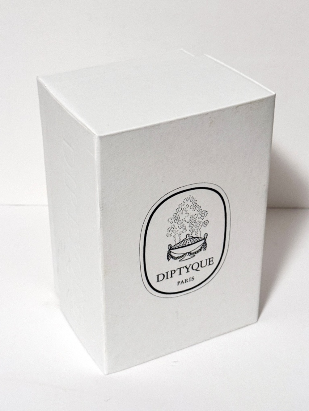 Authentic DIPTYQUE Paris Luxury Empty Gift Box White Textured Rigid 5x7x5.5